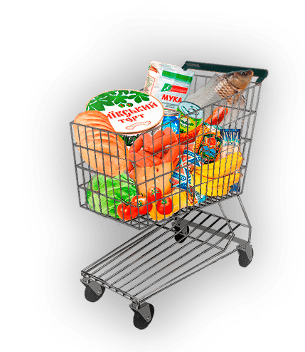 Тележка с продуктами